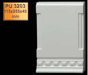 PU 3203 Fuß für Pilaster 115x255x40mm